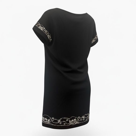 Cowgirl Justice Embroidered Skull Western Dress – Size Large – Boutique Style - Picture 6 of 9